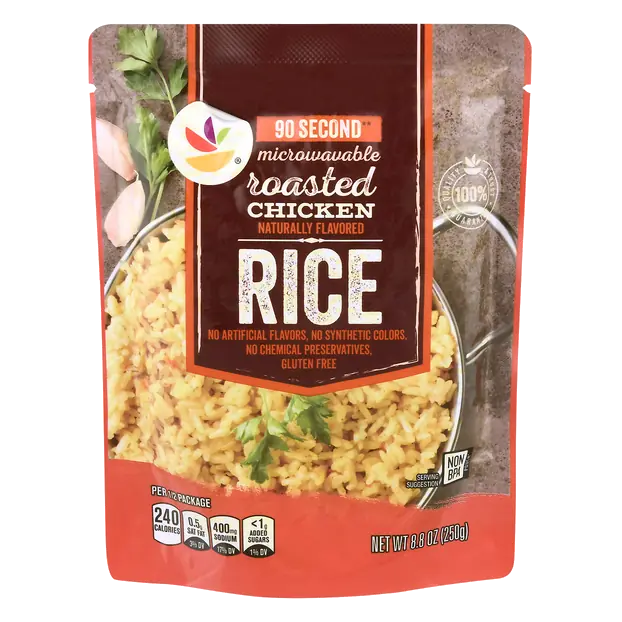 Gluten Free 90 Second Roasted Chicken Rice Mix Microwavable