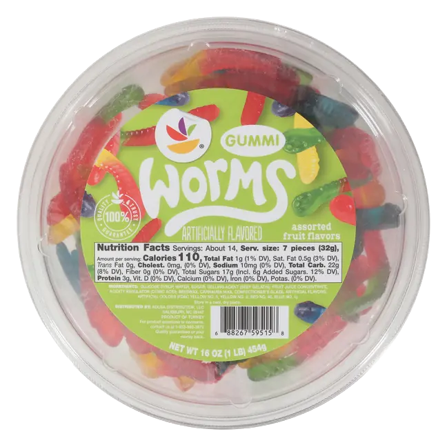 Gummi Worms Candy
