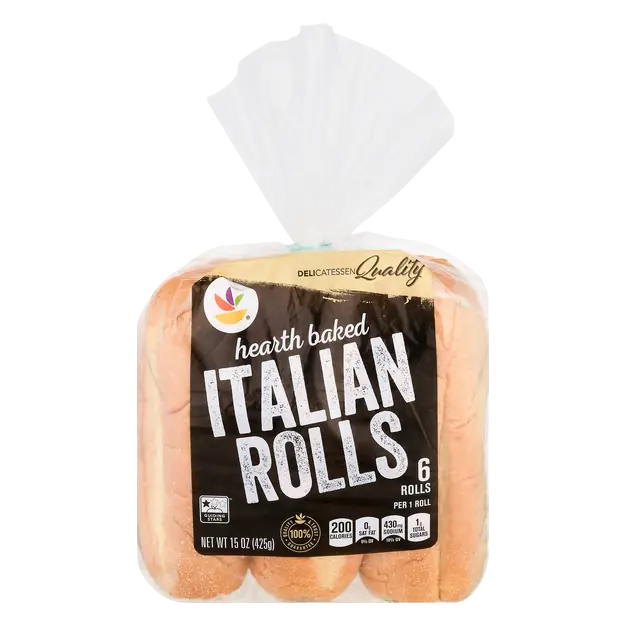 Hearth Baked Italian Sandwich Rolls - 6 ct