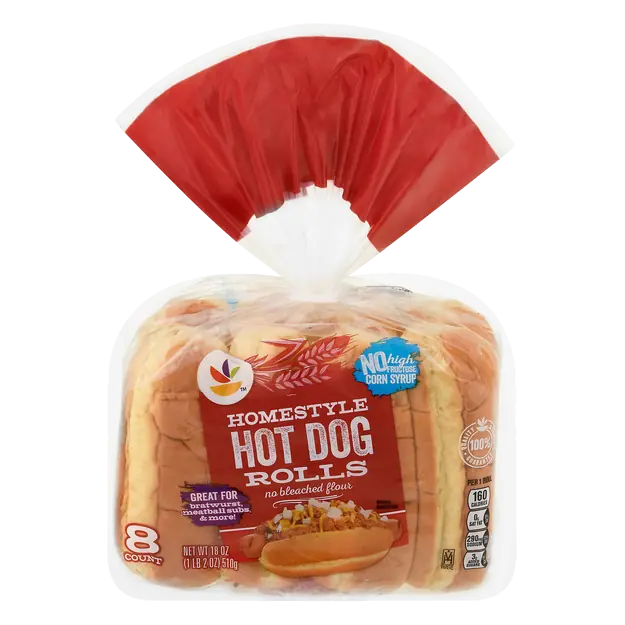 Homestyle Hot Dog Rolls - 8 ct