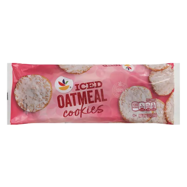Iced Oatmeal Cookies