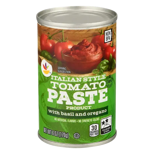 Italian Style Tomato Paste with Basil & Oregano