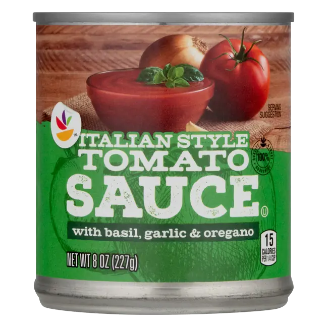 Italian Style Tomato Sauce with Basil Garlic & Oregano