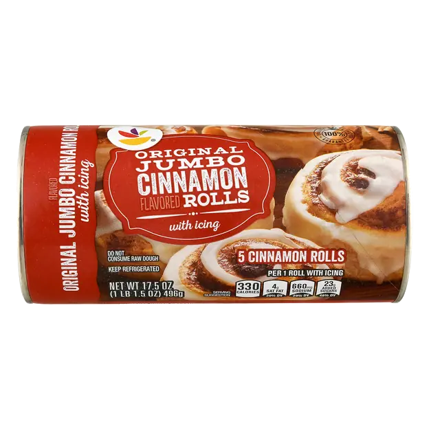 Jumbo Original Cinnamon Rolls with Icing - 5 ct Refrigerated