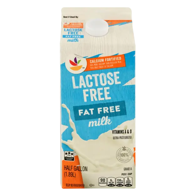 Lactose Free Calcium Fortified Fat Free Milk