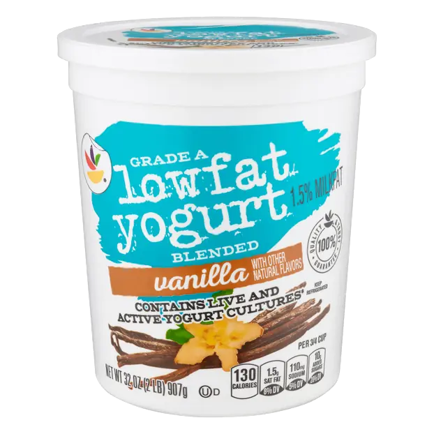 Low Fat Blended Vanilla Yogurt
