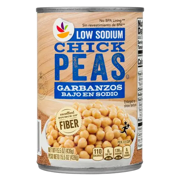 Low Sodium Chickpeas Garbanzos