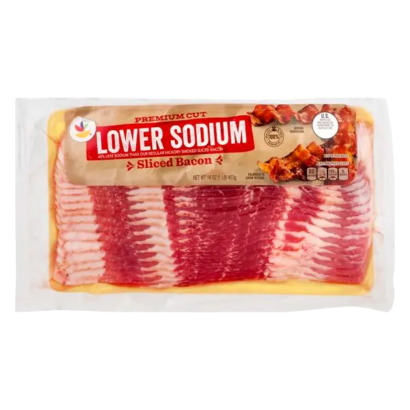 Lower Sodium Premium Cut Bacon Sliced