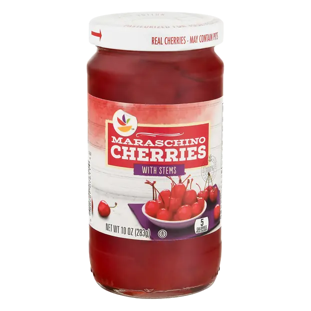 Maraschino Cherries with Stems