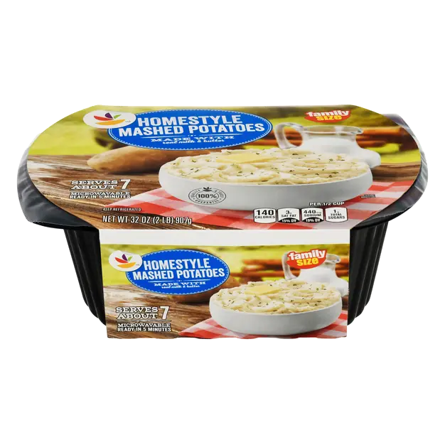 Mashed Potatoes Homestyle Microwavable Family Size