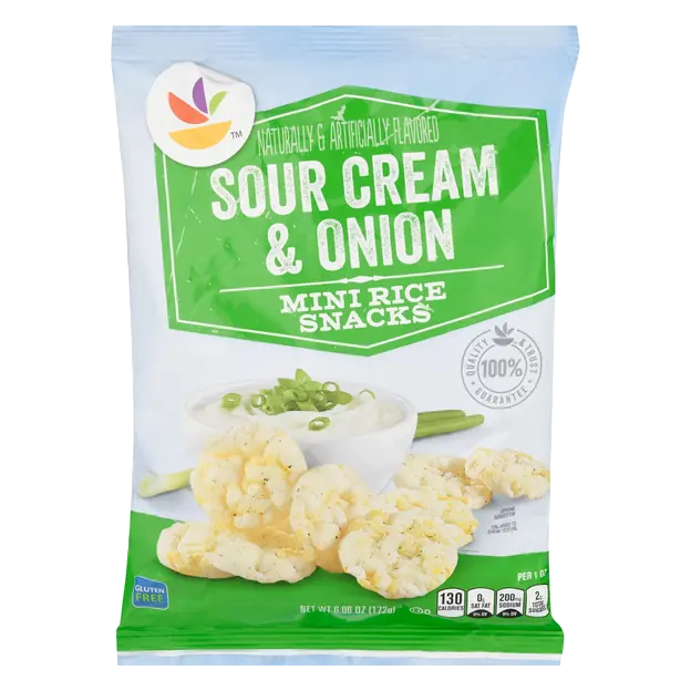 Mini Rice Snacks Sour Cream & Onion