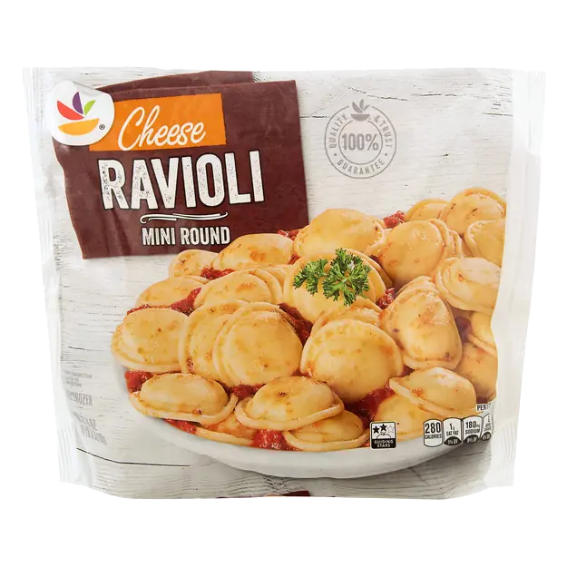 Mini Round Cheese Ravioli Pasta Frozen