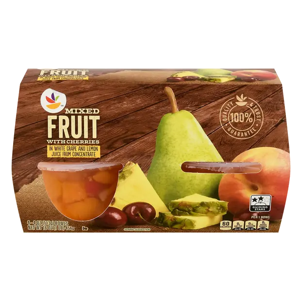 Mixed Fruit Fruit Cups with Cherries in Juice - 4 ct