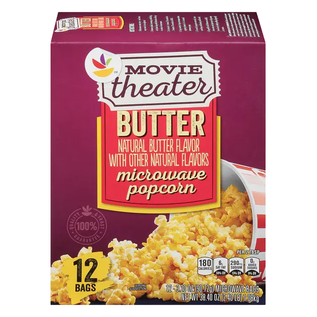 Movie Theater Butter Microwave Popcorn - 12 ct
