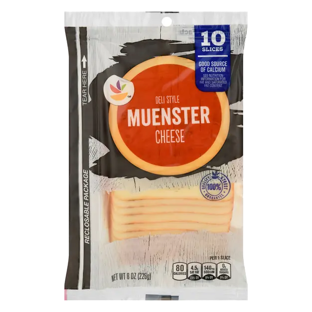 Muenster Cheese Deli Style Slices - 10 ct