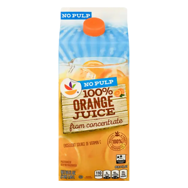 No Pulp 100% Orange Juice