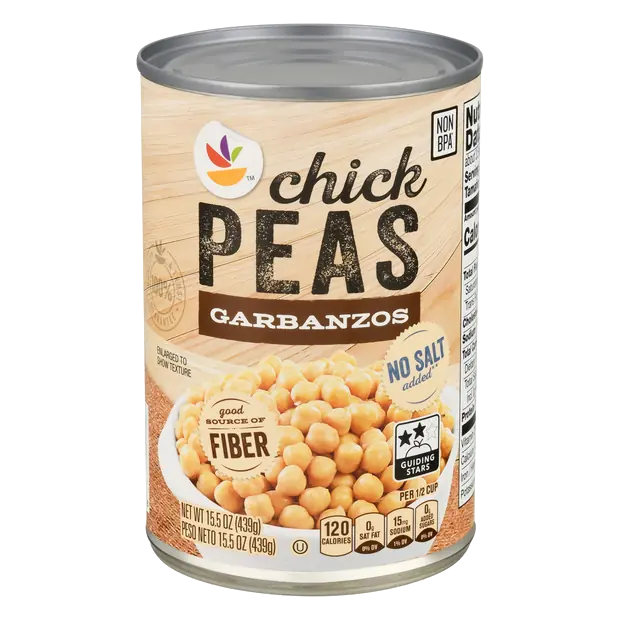 No Salt Added Chickpeas Garbanzos