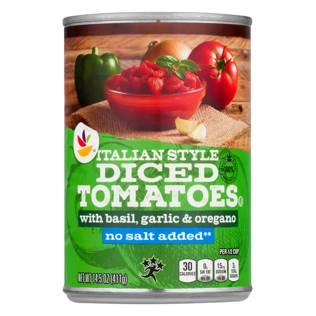 No Salt Added Italian Style Diced Tomatoes