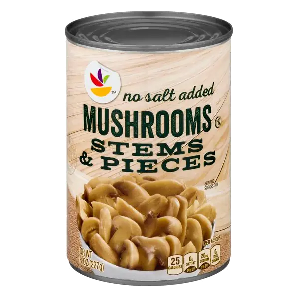 No Salt Added Stems & Pieces Mushrooms