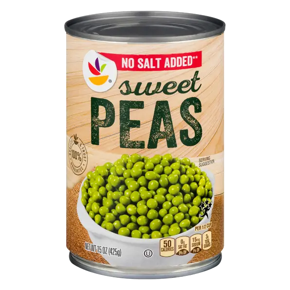 No Salt Added Sweet Peas
