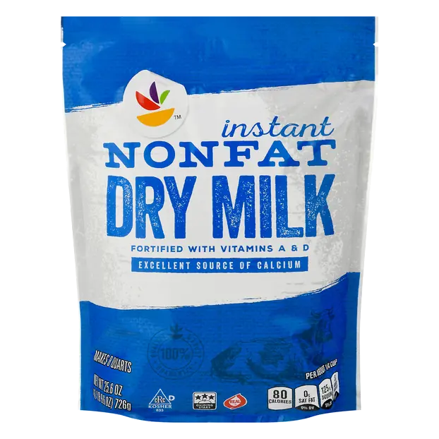 Non Fat Instant Dry Milk - Makes 8 Quarts
