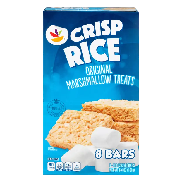 Original Crisp Rice Marshmallow Treats Bars - 8 ct