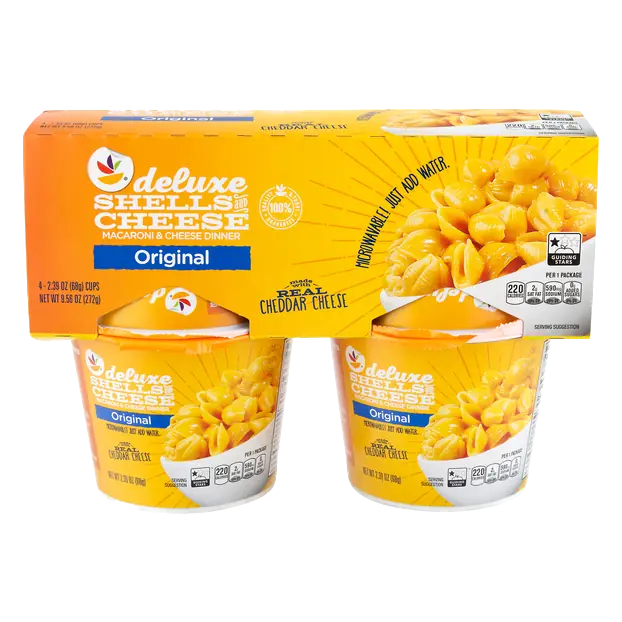 Original Deluxe Shells & Cheese Dinner - 4 ct