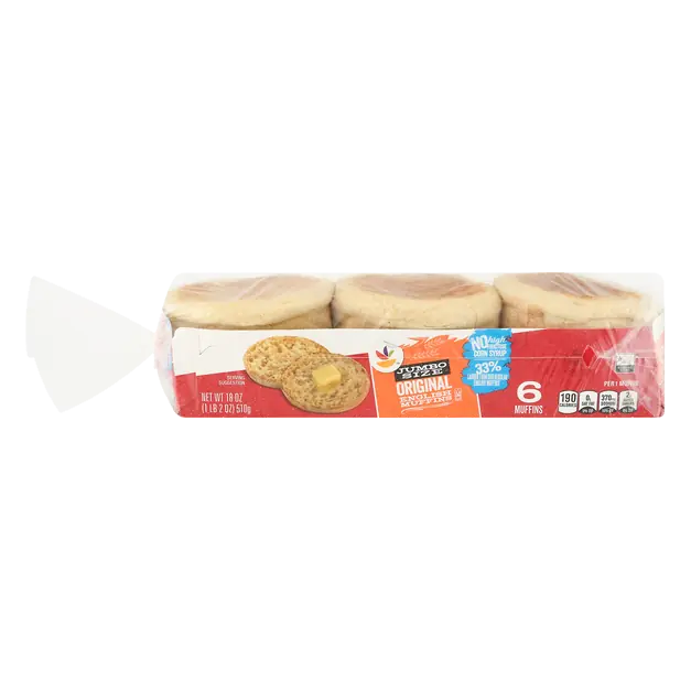 Original English Muffins Jumbo Size - 6 ct