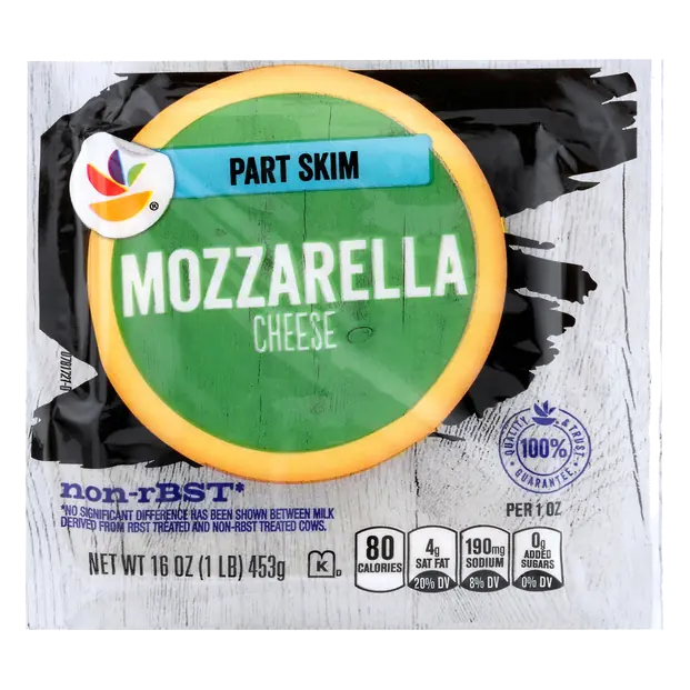 Part-Skim Mozzarella Cheese Block