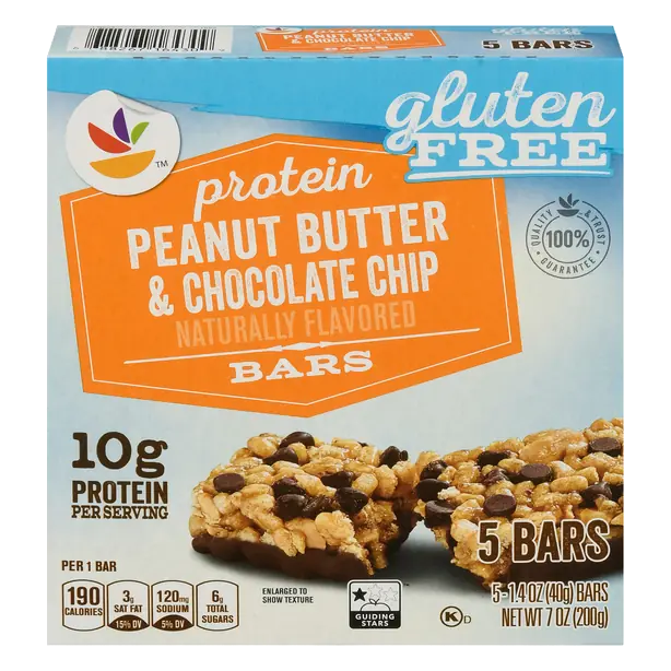 Peanut Butter & Chocolate Chip Protein Granola Bars - 5 ct