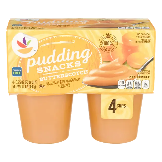 Pudding Cups Butterscotch - 4 ct