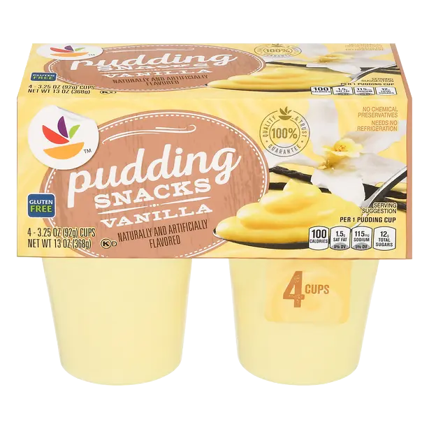 Pudding Snacks Vanilla - 4 ct
