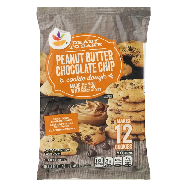 Ready to Bake Peanut Butter Chocolate Chip Cookie Dough