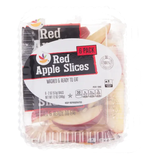 Red Apple Slices - 6 ct