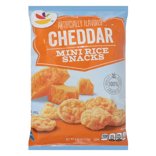 Rice Snacks Cheddar Mini