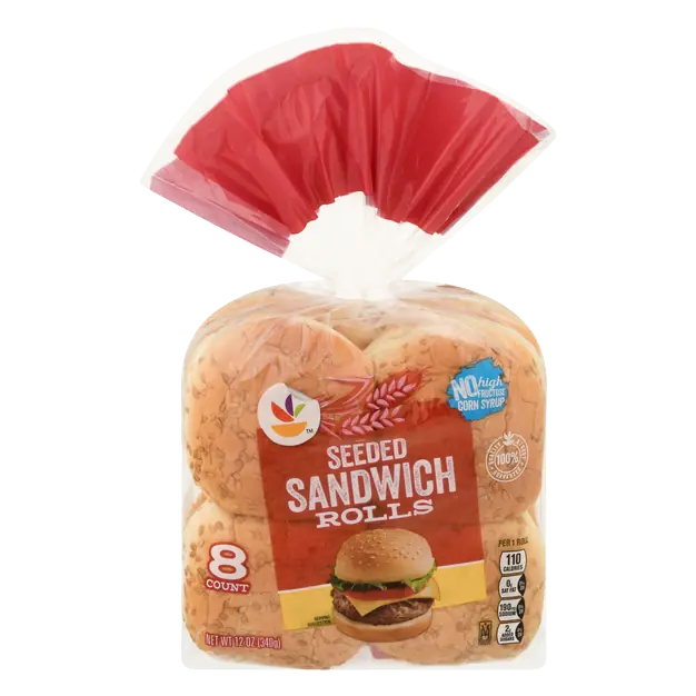 Seeded Sandwich Rolls - 8 ct