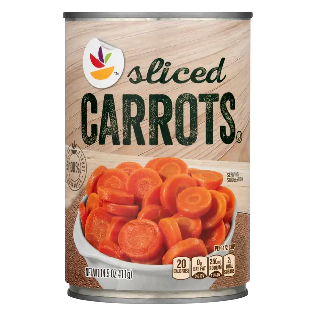 Sliced Cut Carrots