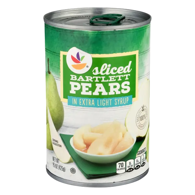Sliced Pears in Extra Light Syrup