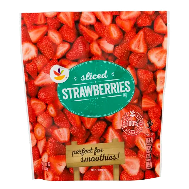 Sliced Strawberries Frozen