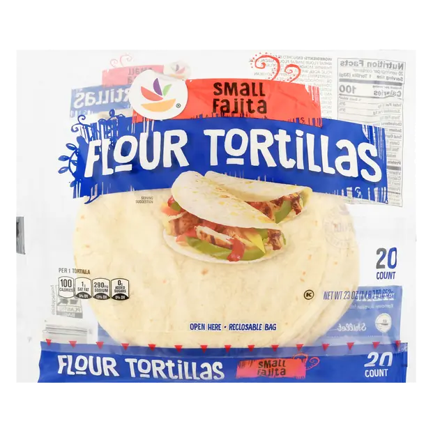 Small Fajita Flour Tortillas - 20 ct