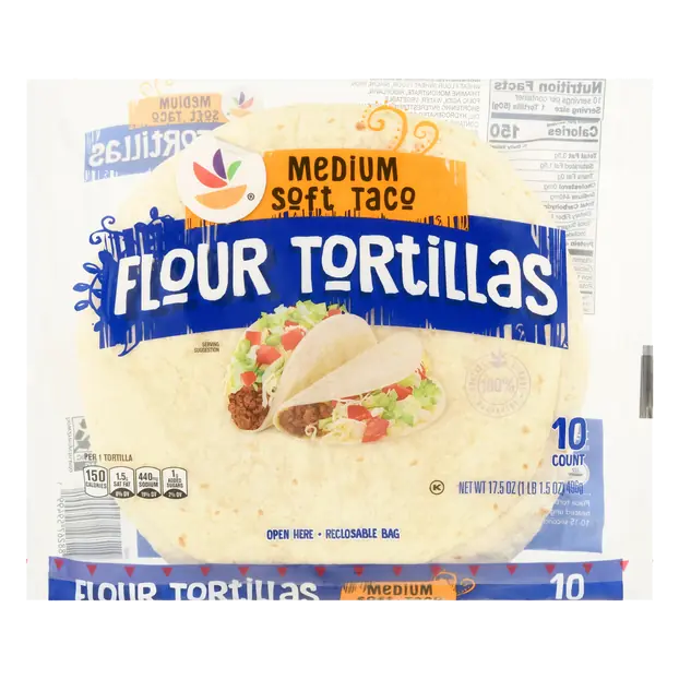 Soft Medium Taco Flour Tortillas - 10 ct