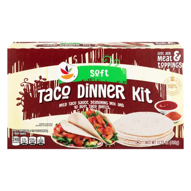 Soft Taco Dinner Kit - 10 ct