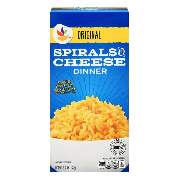 Spirals & Cheese Dinner