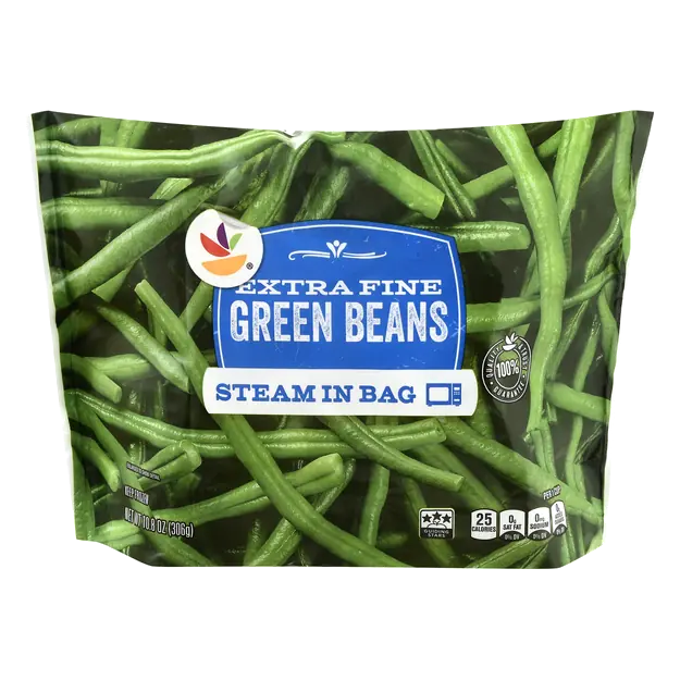 Steam In Bag Extra Fine Green Beans Frozen