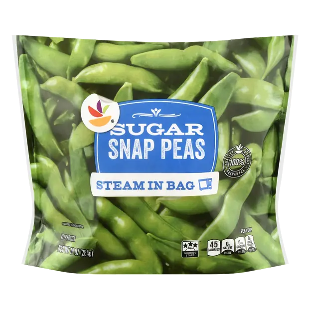 Steam In Bag Sugar Snap Peas Frozen