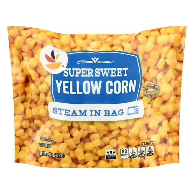 Steam In Bag Super Sweet Yellow Corn Frozen