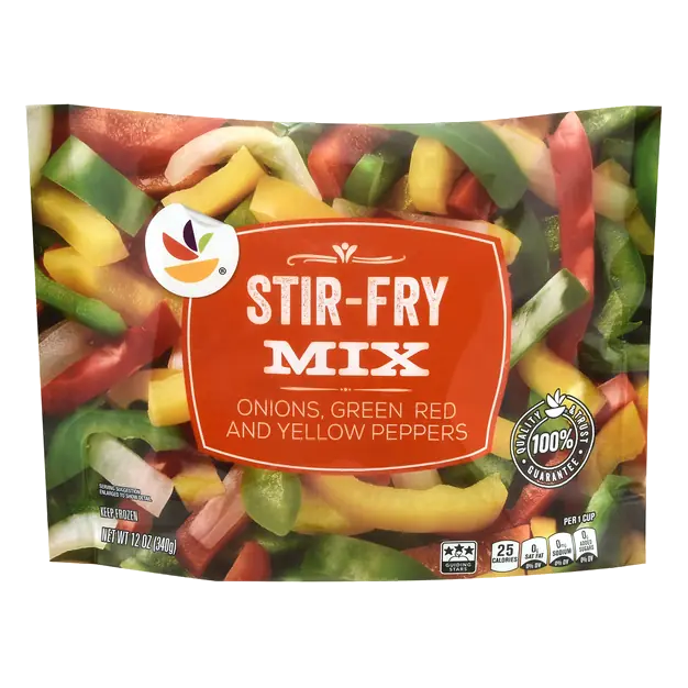 Stir-Fry Mixed Vegetables Onions & Peppers Frozen