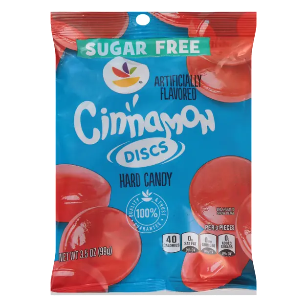 Sugar Free Cinnamon Discs Hard Candy