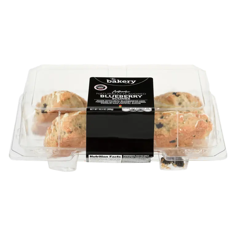 The Bakery Authentic Blueberry Scones - 4 ct