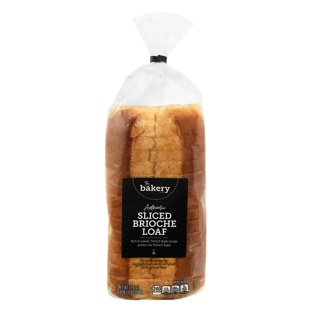 The Bakery Authentic Brioche Loaf Sliced